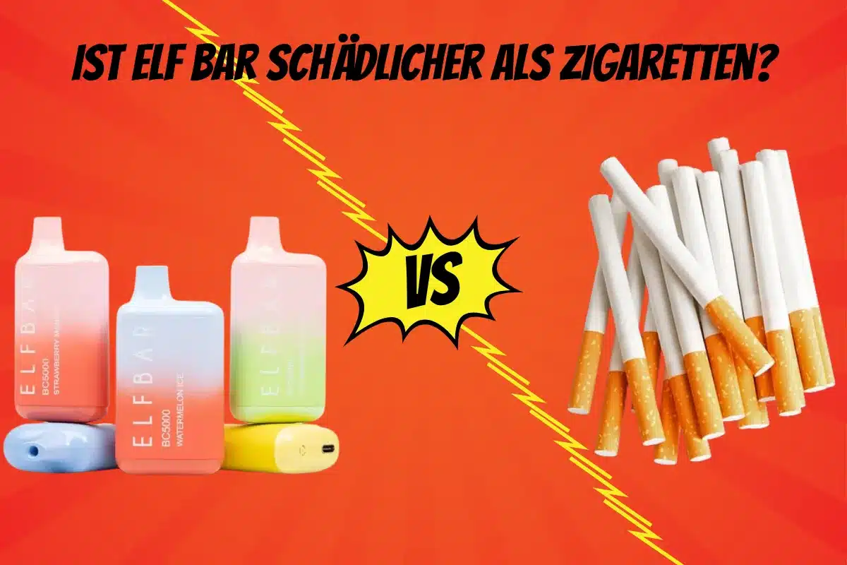 Elf Bar schädlicher als Zigaretten? 4 Vergleiche klären auf