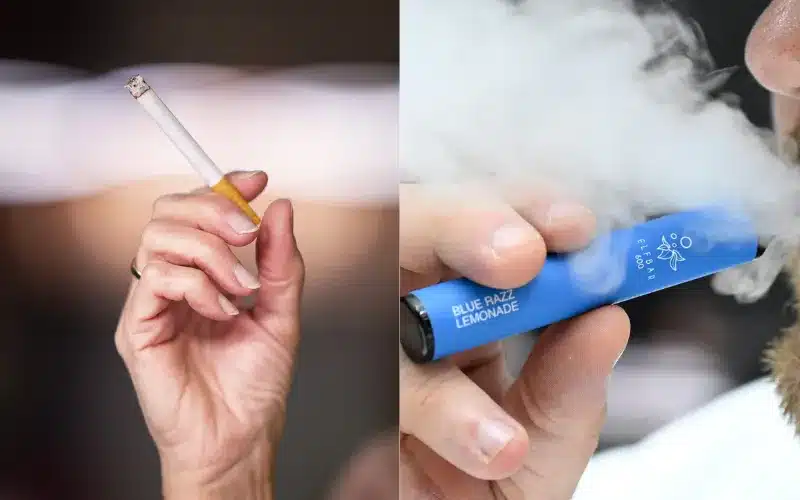 Vergleich der Gesundheitsrisiken Zigaretten vs. Elf-Bar