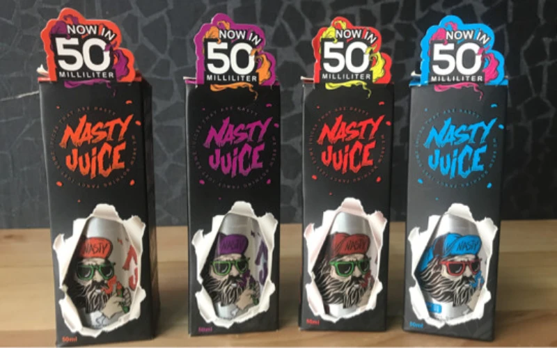 Die 5 Besten E-Liquid-Marken 2025 Laut Umfrageergebnissen | Elf Bar Vape Shop besten E-Liquid-Marken - Nasty Juice