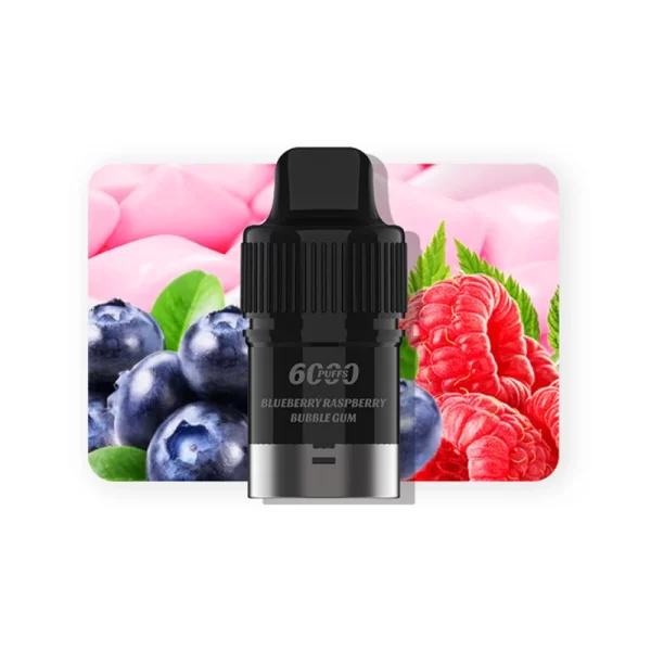 Blueberry Raspberry Bubble Gum - IGET Bar Plus Pod 6000 Züge
