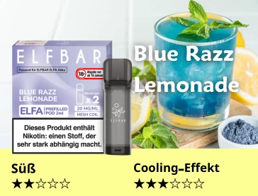 ELFBAR Elfa Pod Blue Razz Lemonade