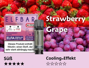 ELFBAR Elfa Pod Strawberry Grape