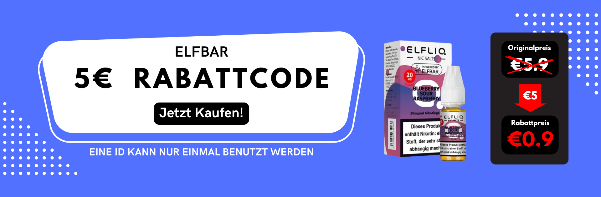ELFBAR Liquid Rabattcode