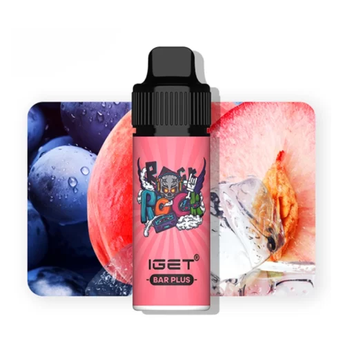 Grape Peach lce - IGET Bar Plus 6000 Züge