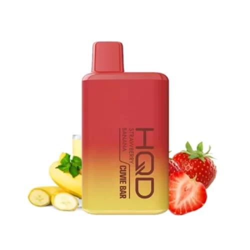 HQD Cuvie Bar 7000 puffs strawberry banana