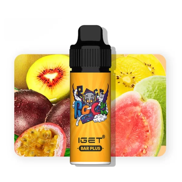 Passion Fruit Kiwi Guava - IGET Bar Plus 6000 Züge