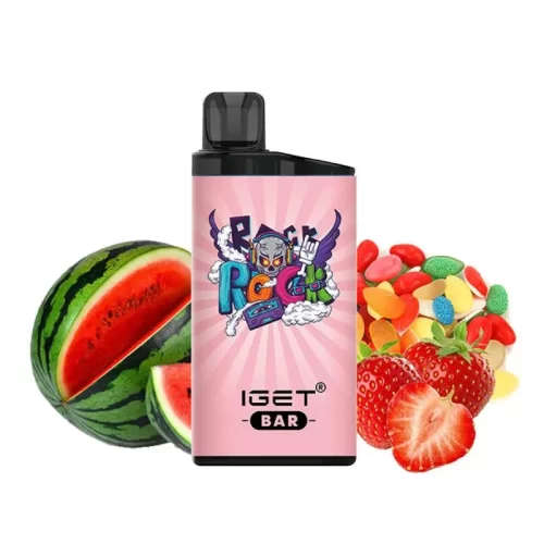 Strawberry Watermelon Hard Candy - IGET Bar 3500 Züge