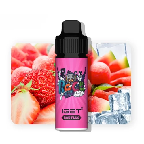 Strawberry Watermelon Ice - IGET Bar Plus 6000 Züge