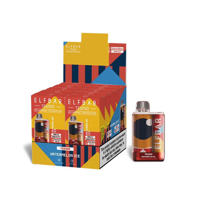 ELFBAR TE6000 Watermelon Ice ELF Bar Vape Shop